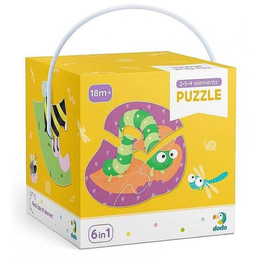 DODO PUZZLE ALAPOK BOGAROK 2-3-4 DB 2+