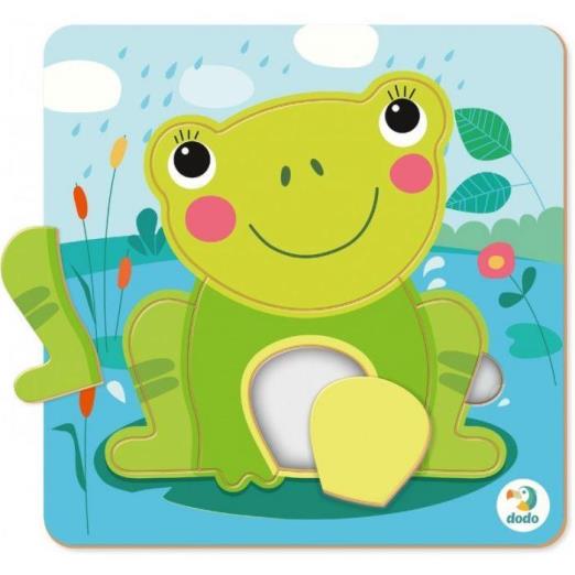 DODO MINTÁK PUZZLE 5 DB BÉKA 18M+