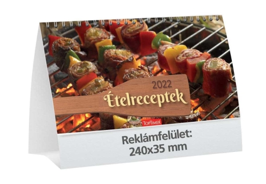 ÉTELRECEPTEK ASZTALI NAPTÁR 2026