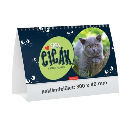 T058 ASZTALI NAPÁR - CICÁK - 2025