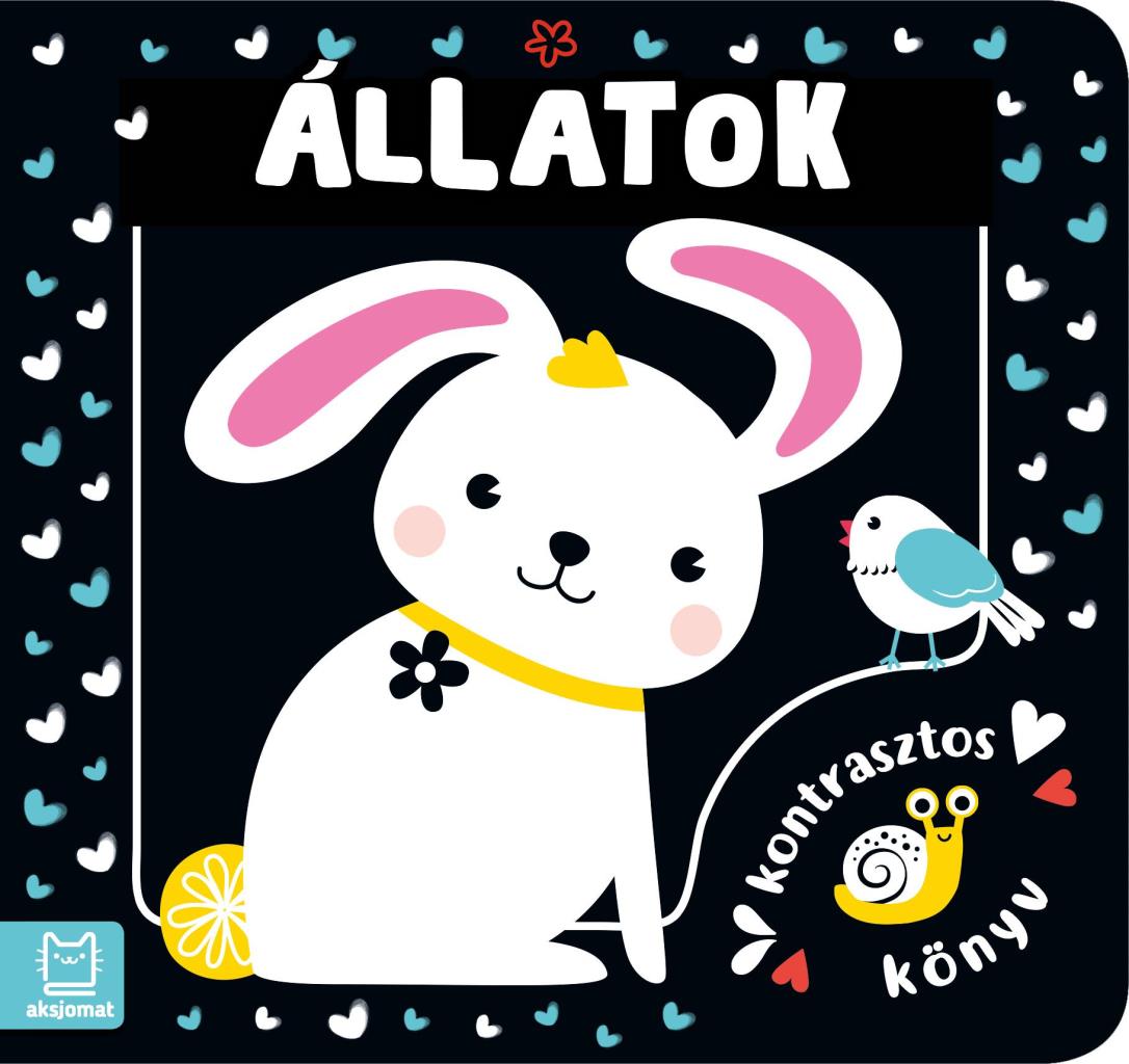 ÁLLATOK - KONTRASZTOS KÖNYV