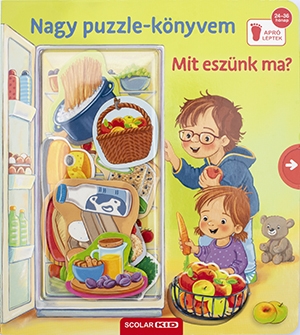 NAGY PUZZLE-KÖNYVEM  MIT ESZÜNK MA?