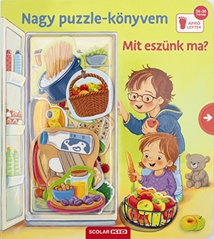 NAGY PUZZLE-KÖNYVEM  MIT ESZÜNK MA?