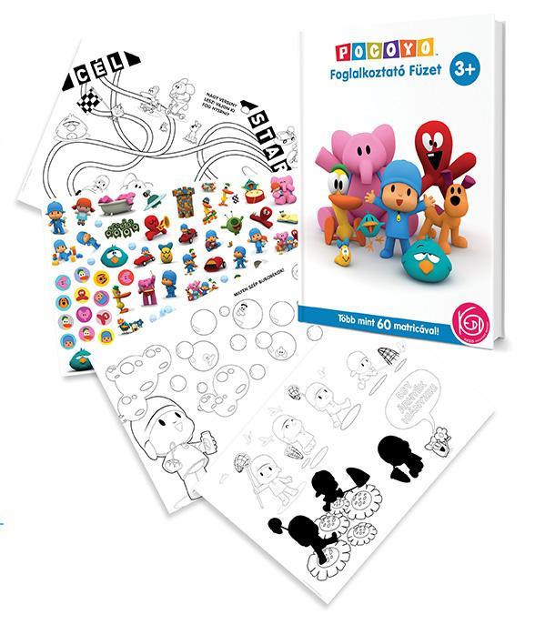 POCOYO FOGLALKOZTATÓ FÜZET 3+