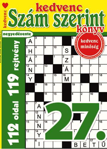 KEDVENC SZÁM SZERINT KÖNYV 27.