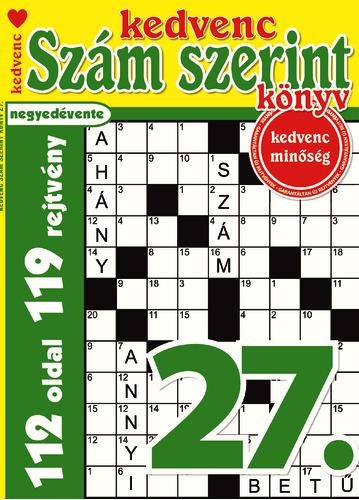 KEDVENC SZÁM SZERINT KÖNYV 27.