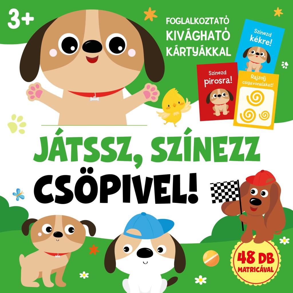 JÁTSSZ, SZÍNEZZ CSÖPIVEL! (48 DB MATRICÁVAL)