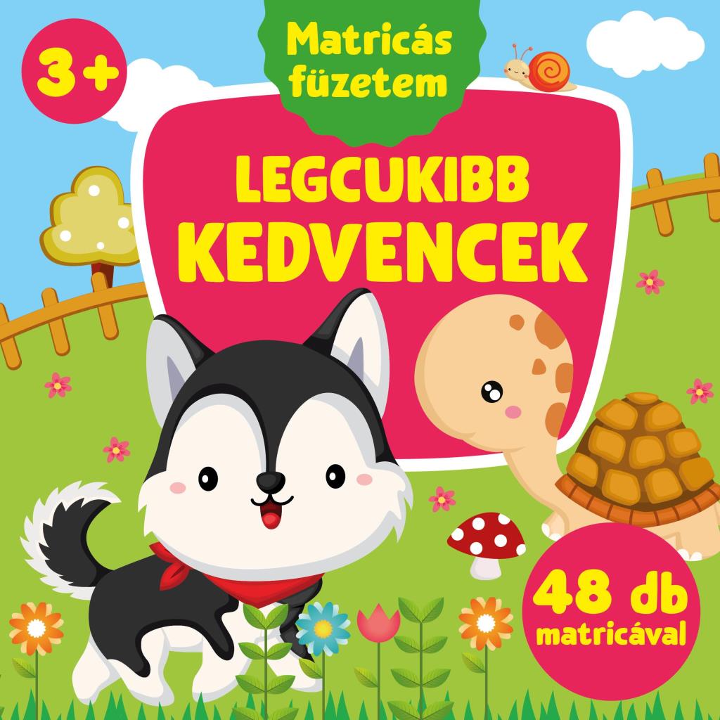 LEGCUKIBB KEDVENCEK - MATRICÁS FÜZETEM ( 48 DB. MATRICÁVAL )