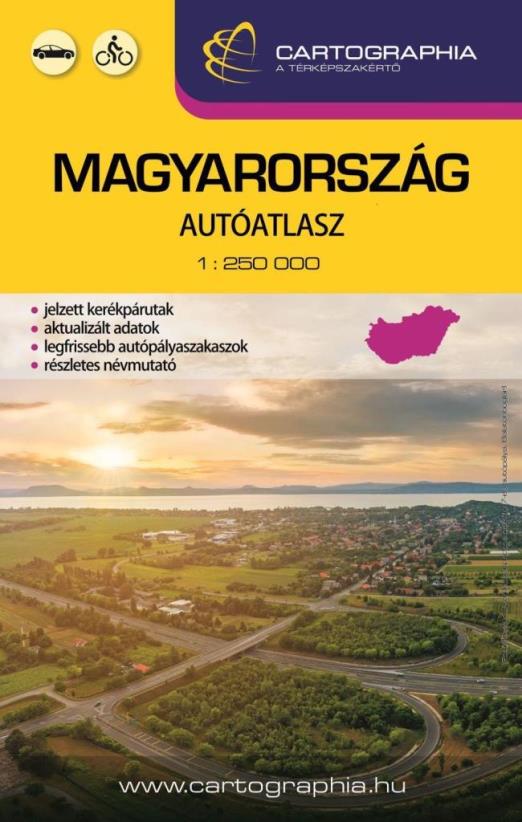 MAGYARORSZÁG AUTÓATLASZ 1:250 000 (KICSI)