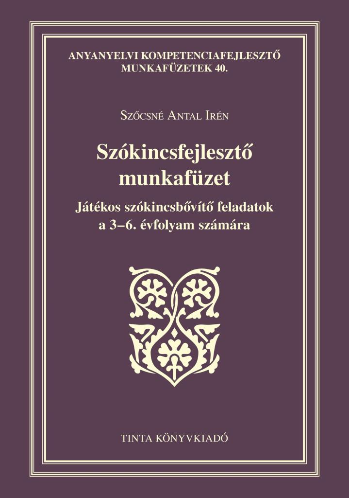 SZÓKINCSFEJLESZTŐ MUNKAFÜZET