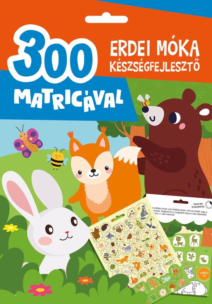 ERDEI MÓKA KÉSZSÉGFEJLESZTŐ - 300 MATRICÁVAL