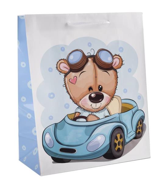 PAPÍRTASAK F.MACI KÉK AUTÓBAN 26*32