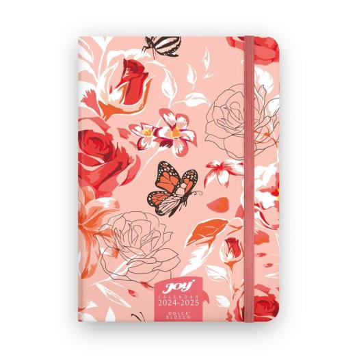 JOY CALENDAR HETI TERVEZŐ B6 - DOLCE BLOCCO - BUTTERFLY 2024-2025