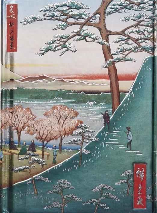 FLAME TREE A6 NOTESZ HIROSHIGE: MEGURO