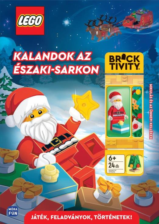 LEGO - KALANDOK AZ ÉSZAKI-SARKON - MIKULÁS ÉS AZ ÜNNEPI KELLÉKEK MINIFIGURÁVAL