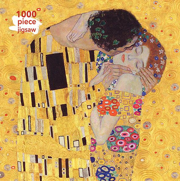 FLAME TREE PUZZLE 1000 DB GUSTAV KLIMT, THE KISS