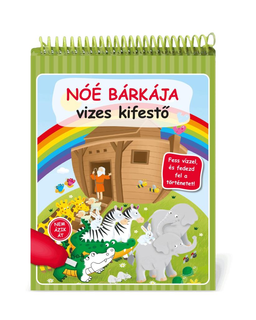 NÓÉ BÁRKÁJA - VIZES KIFESTŐ (VÍZZEL TÖLTHETŐ TOLLAL)