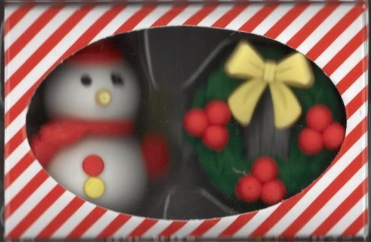 RADÍR TRENDHAUS KARÁCSONYI 2 DB-OS HÓEMBER+KOSZORÚ