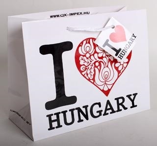 PAPÍRTASAK F.\"I LOVE HUNGARY\" 18*23