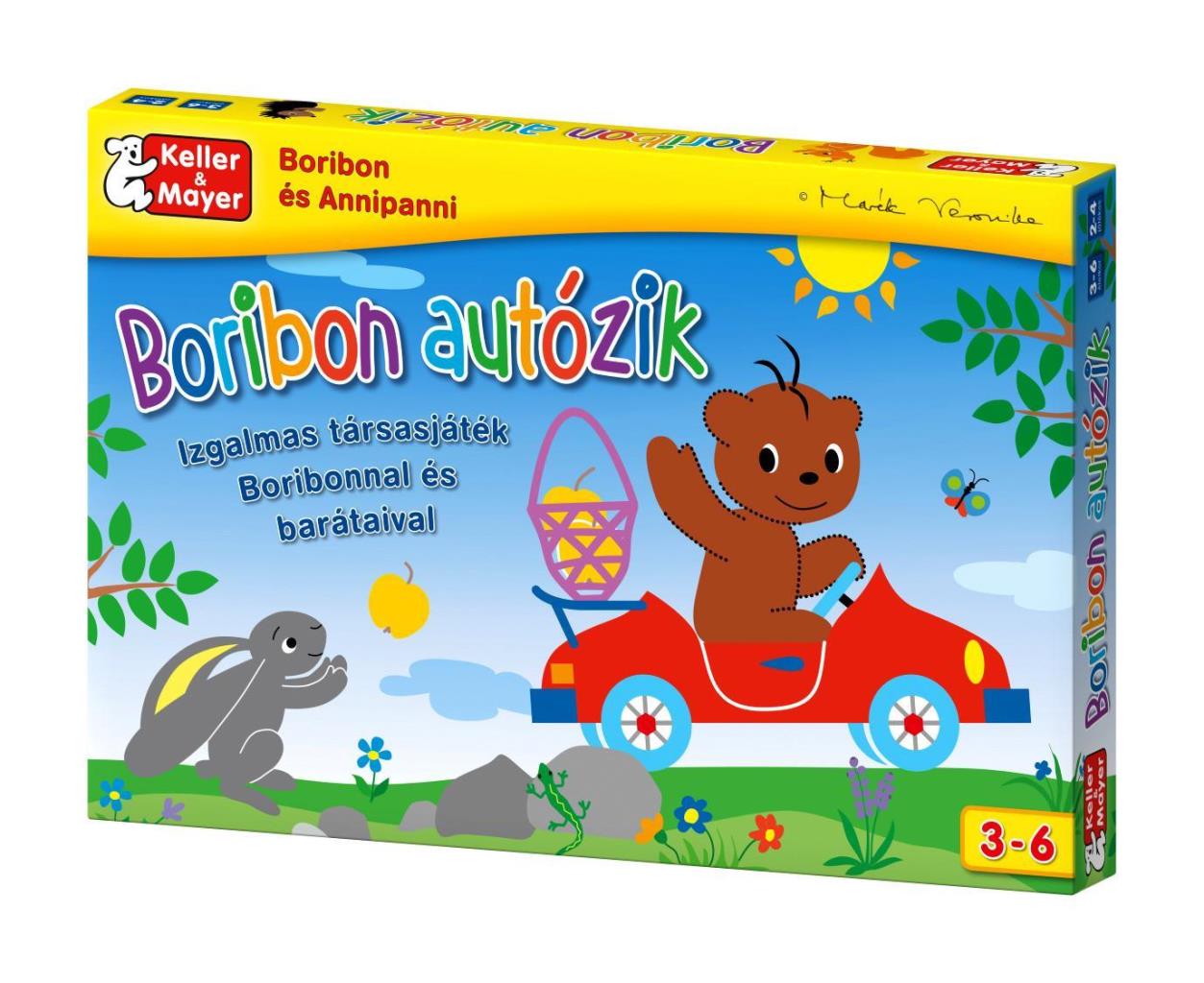 BORIBON AUTÓZIK - TÁRSASJÁTÉK