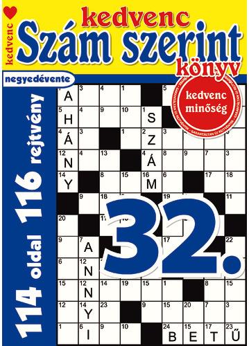 KEDVENC SZÁM SZERINT KÖNYV 32