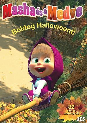 MASHA ÉS A MEDVE - BOLDOG HALLOWEENT! (MATRICÁS SZÍNEZŐ)