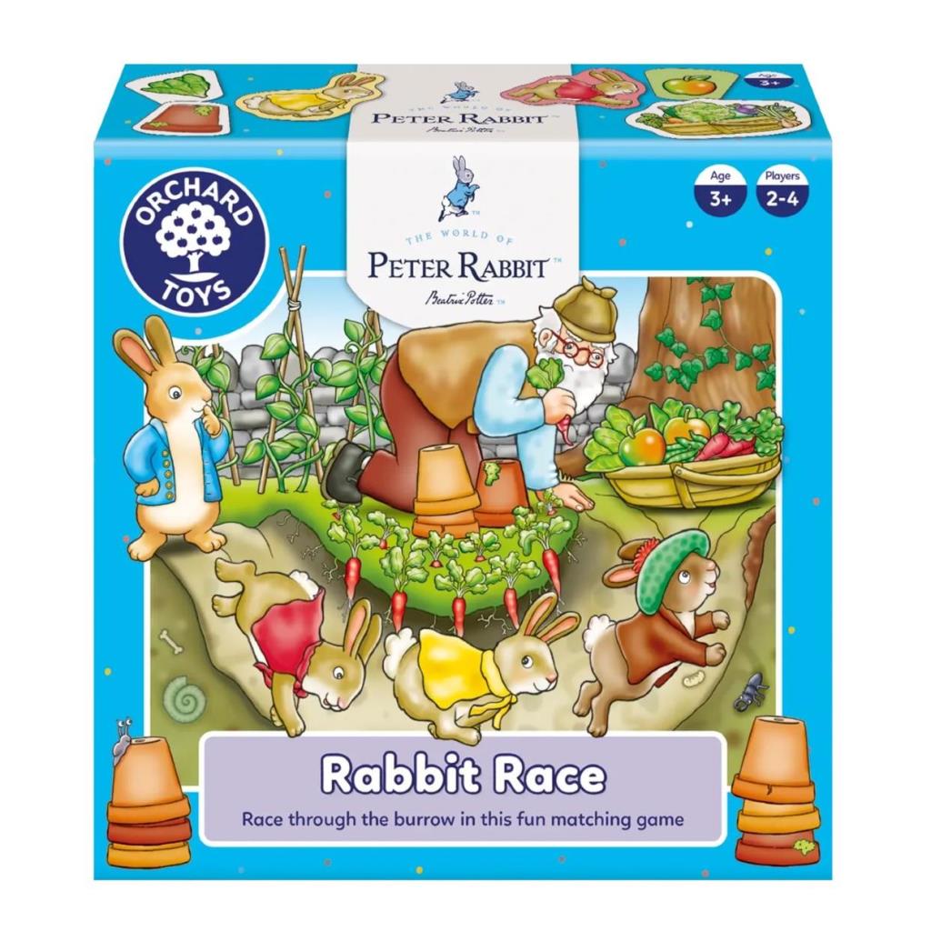 NYÚL PÉTER, FUTÓVERSENY NYULAKNAK / RABBIT RACE /  ORCHARD / PETER RABBIT