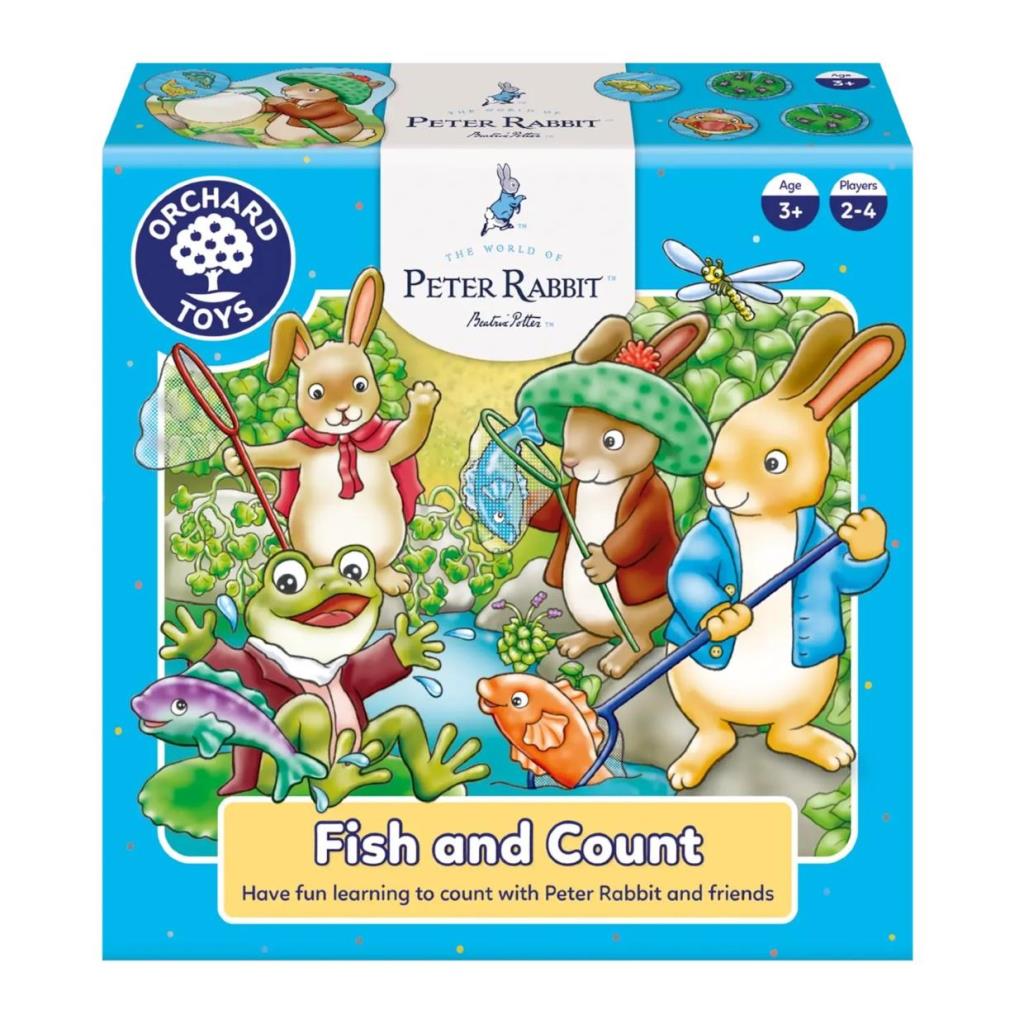 NYÚL PÉTER, HORGÁSSZ ÉS SZÁMLÁLJ / FISHING & COUNT / ORCHARD / PETER RABBIT