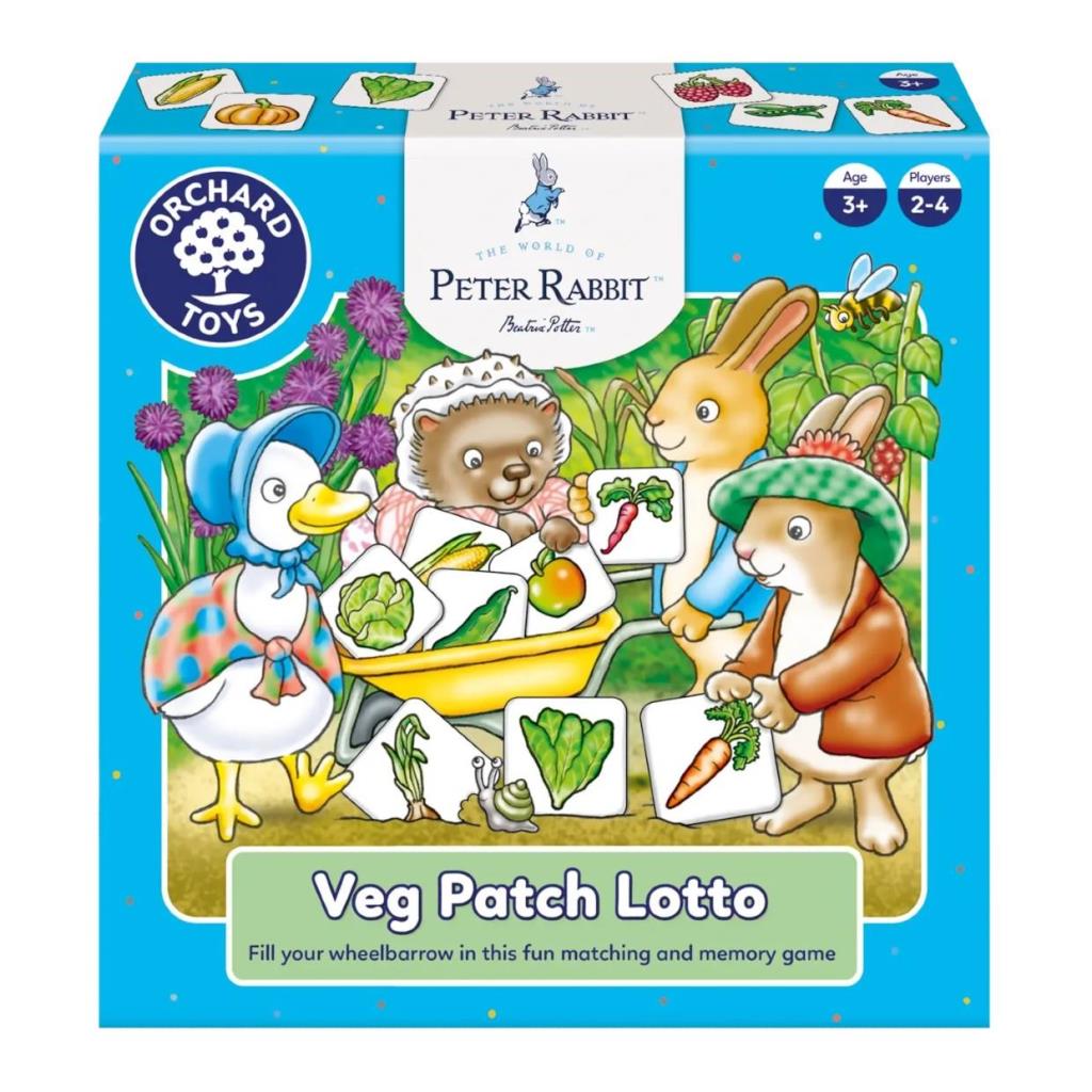 NYÚL PÉTER, GYÜMÖLCS-ZÖLDSÉG LOTTÓ / VEG PATCH LOTTO / ORCHARD / PETER RABBIT