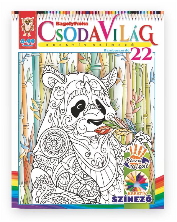 CSODAVILÁG KREATÍV SZÍNEZŐ 22.  BAMBUSZERDŐ
