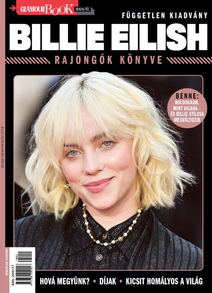 BILLIE EILISH RAJONGÓK KÖNYVE - GLAMOUR BOOK 2024/II. FÜGGETLEN KIADVÁNY