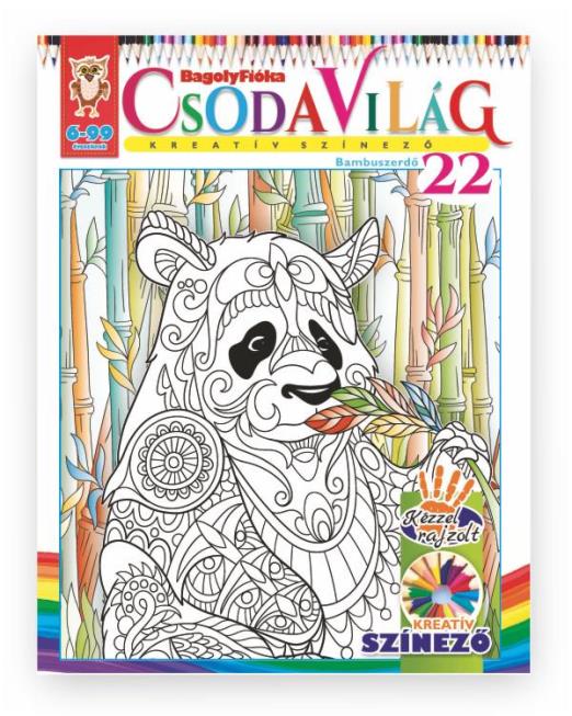 CSODAVILÁG KREATÍV SZÍNEZŐ 22.  BAMBUSZERDŐ