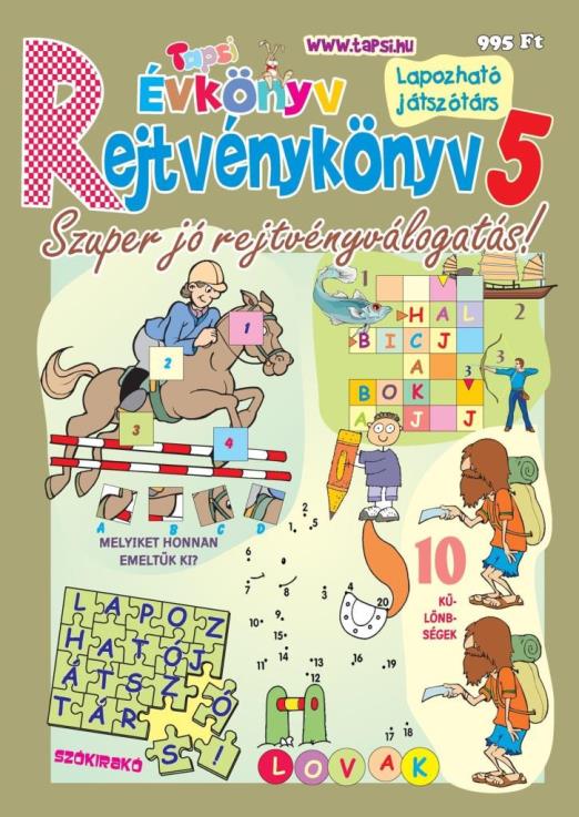 TAPSI ÉVKÖNYV - REJTVÉNYKÖNYV 5.