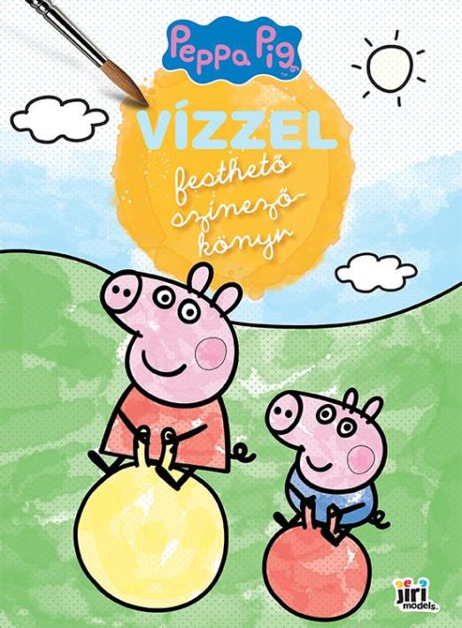 VÍZZEL FESTHETŐ SZÍNEZŐKÖNYV - PEPPA MALAC