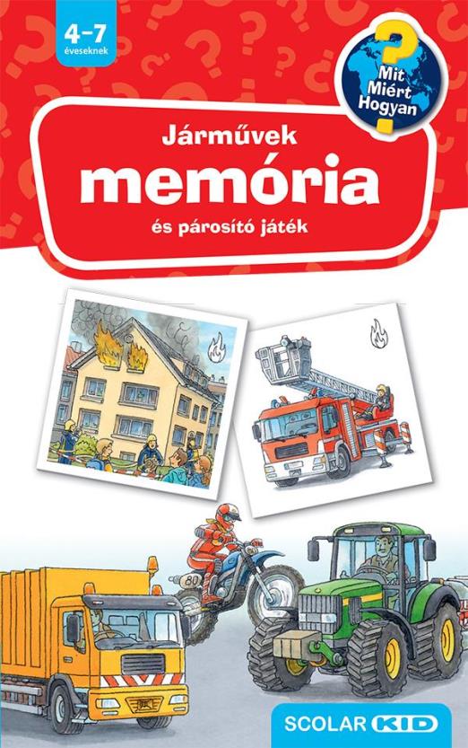 JÁRMŰVEK - MEMÓRIA ÉS PÁROSÍTÓ JÁTÉK