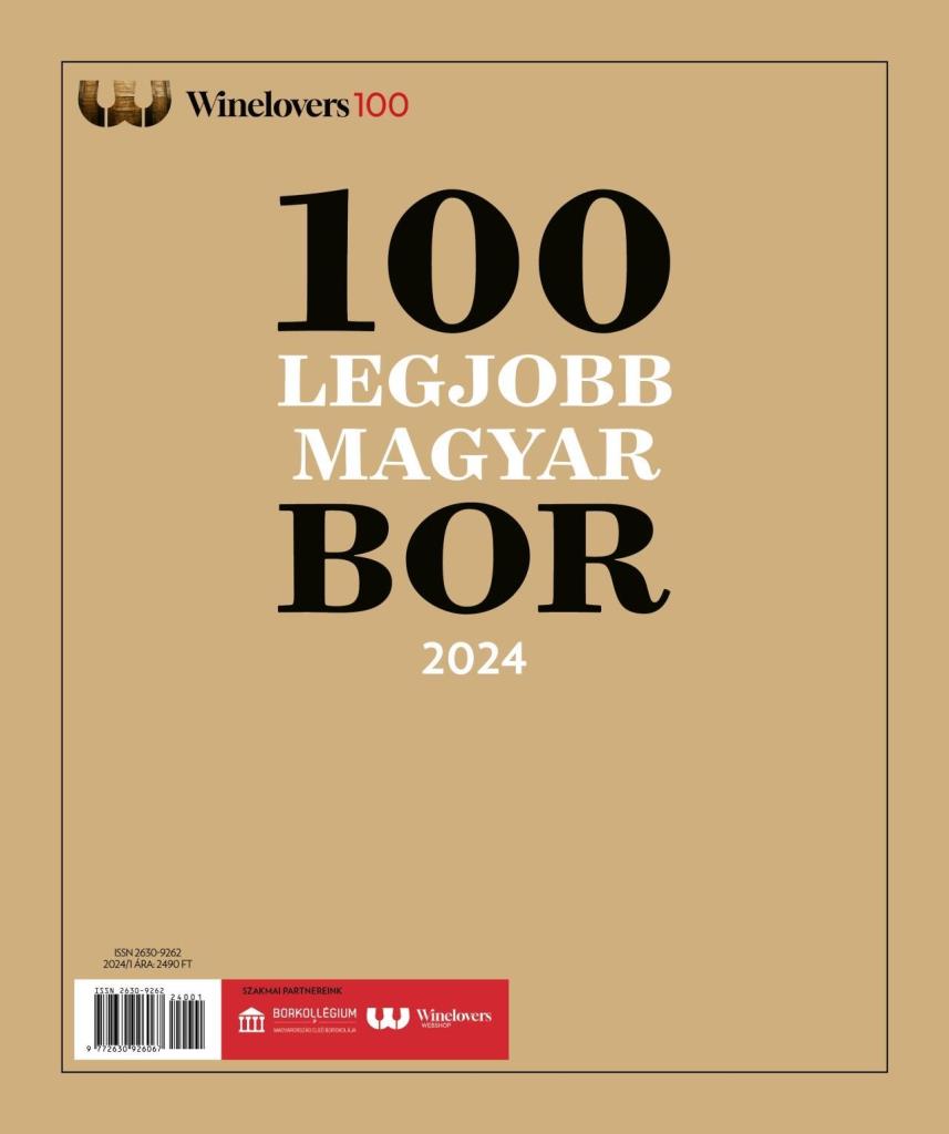 100 LEGJOBB MAGYAR BOR 2024 - WINELOVERS 100