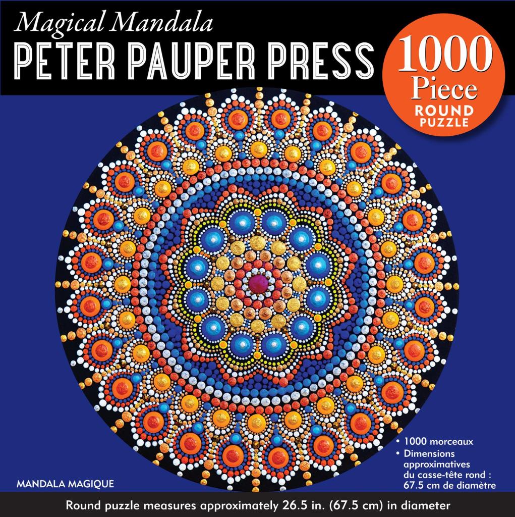 PETER PAUPER PUZZLE 1000 DB MAGICAL MANDALA KÖR ALAKÚ