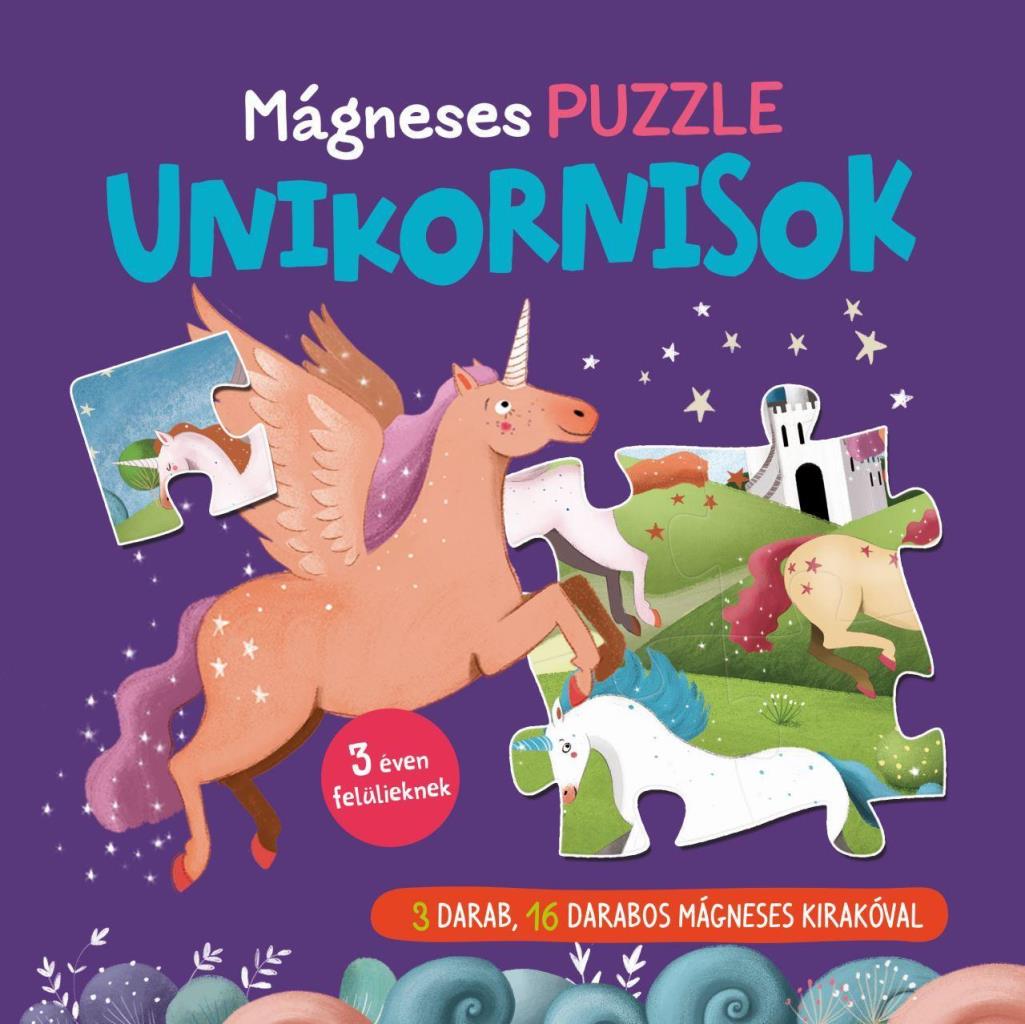 MÁGNESES PUZZLE - UNIKORNISOK