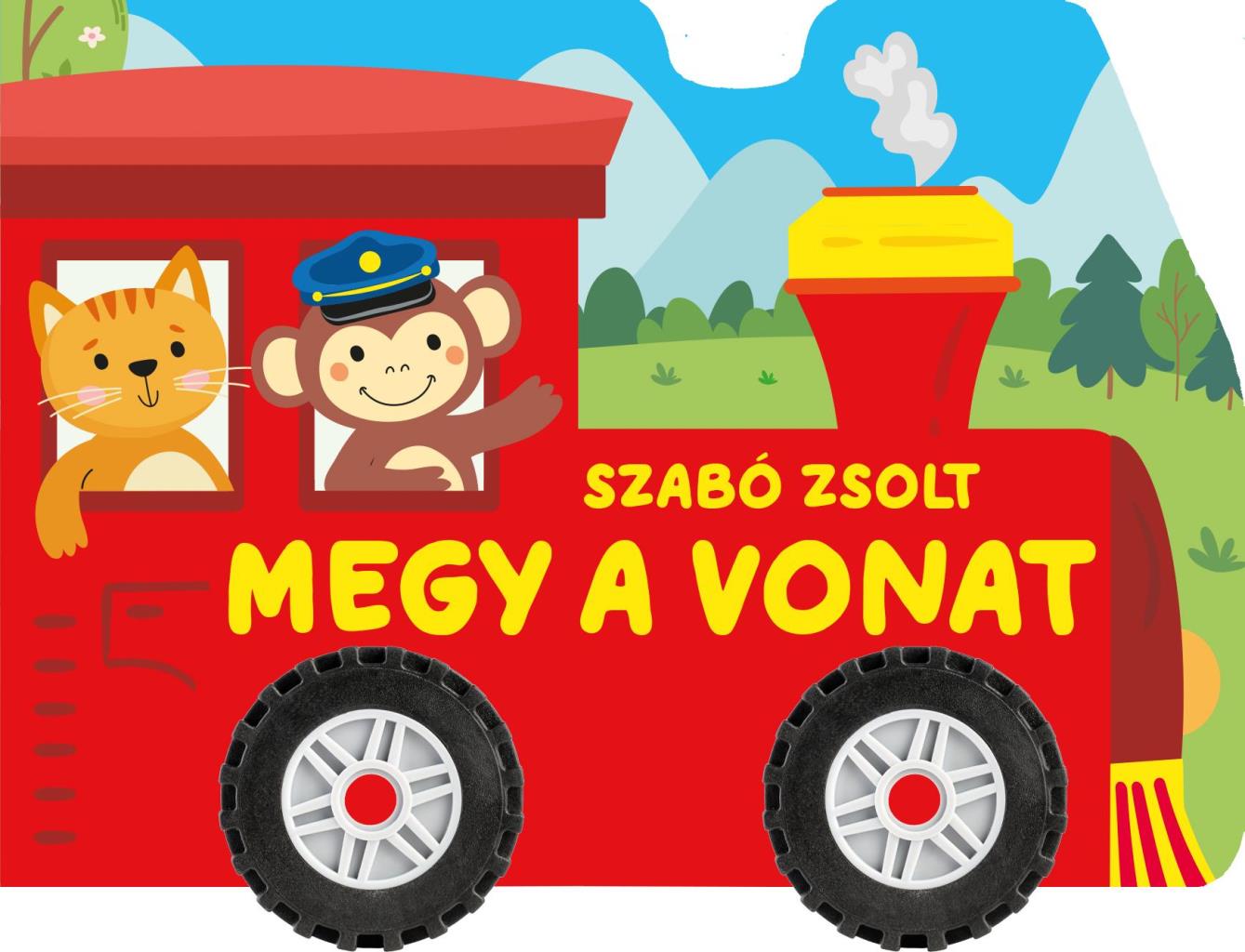 MEGY A VONAT (KEREKES KARTONKÖNYV)