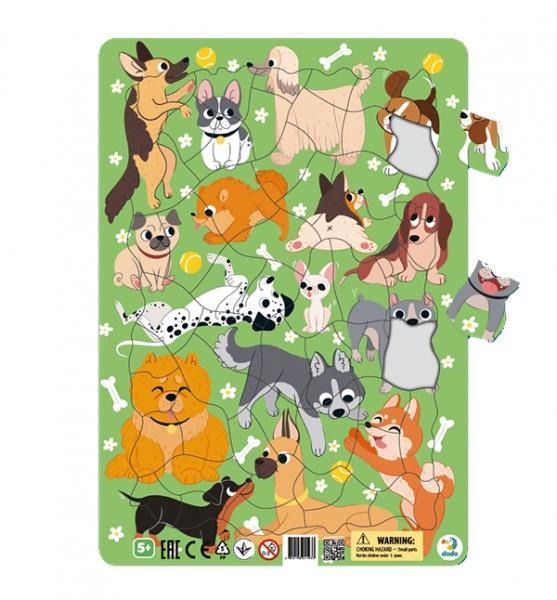 DODO KERETES PUZZLE KUTYÁK 53 DB 5+