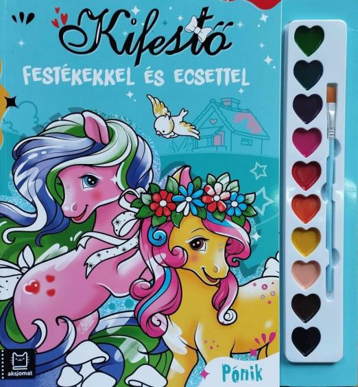 KIFESTŐ FESTÉKEKKEL ÉS ECSETTEL - PÓNIK