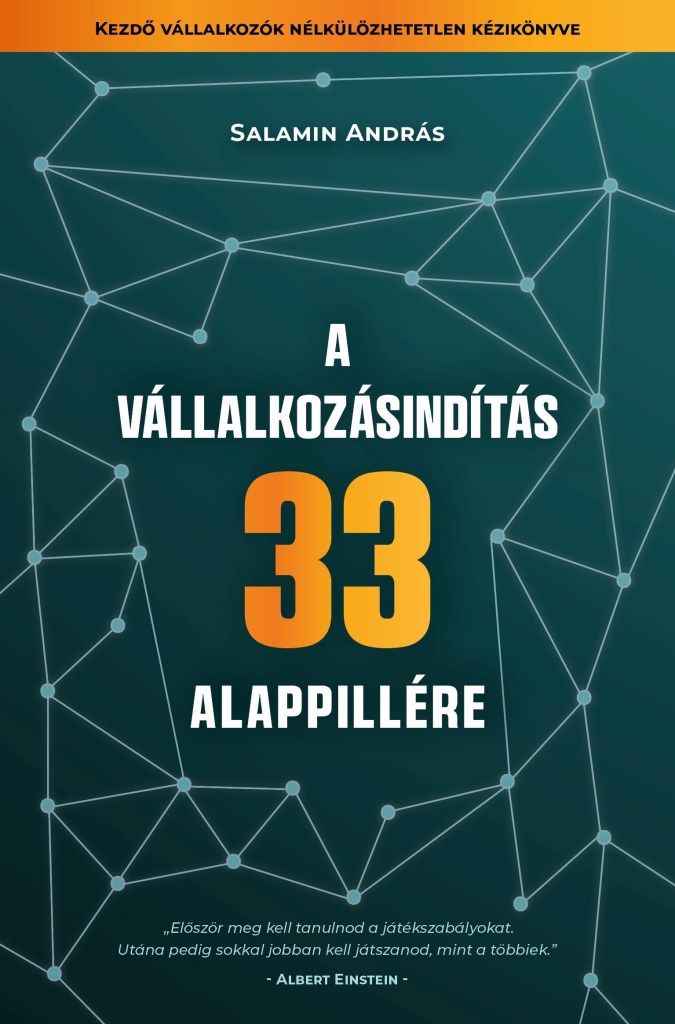 A VÁLLALKOZÁSINDÍTÁS 33 ALAPPILLÉRE