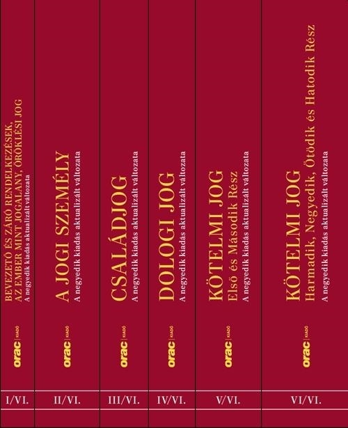 POLGÁRI JOG I-VI. (NEGYEDIK KIADÁS AKTUALIZÁLT VÁLTOZATA)