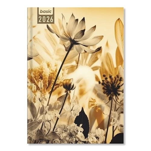 HATÁRIDŐNAPLÓ PERIOD BASIC B/5 HETI WILDFLOWERS PAPÍR 2026