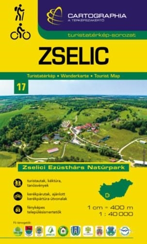 ZSELIC TURISTATÉRKÉP 1:40 000 (ZSELICI EZÜSTHÁRS NATÚRPARK)