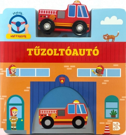 TŰZOLTÓAUTÓ (FÁBOL KÉSZÜLT AUTÓVAL )