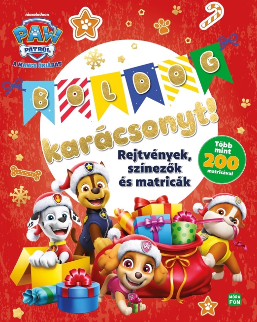 MANCS ŐRJÁRAT - BOLDOG KARÁCSONYT! - REJTVÉNYEK, SZÍNEZŐK ÉS MATRICÁK