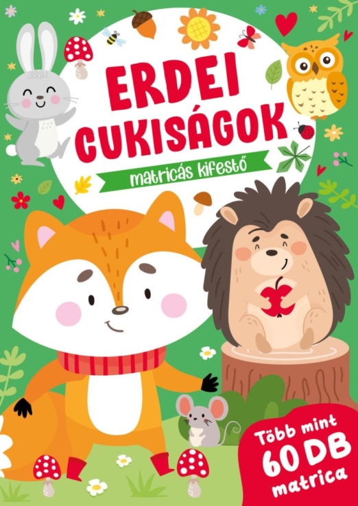 ERDEI CUKISÁGOK -  MATRICÁS KIFESTŐ - TÖBB MINT 60 DB MATRICA
