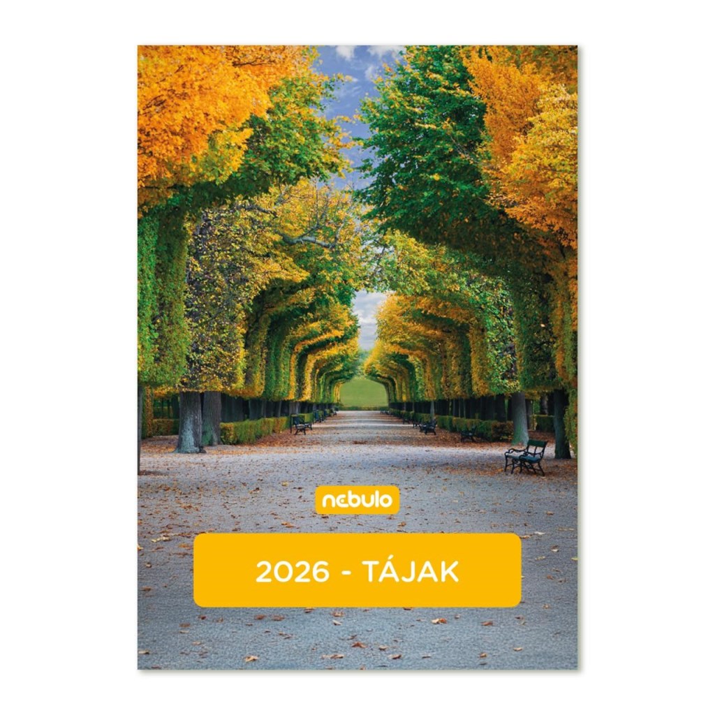 FALINAPTÁR A4 TŰZÖTT 2026, TÁJAK