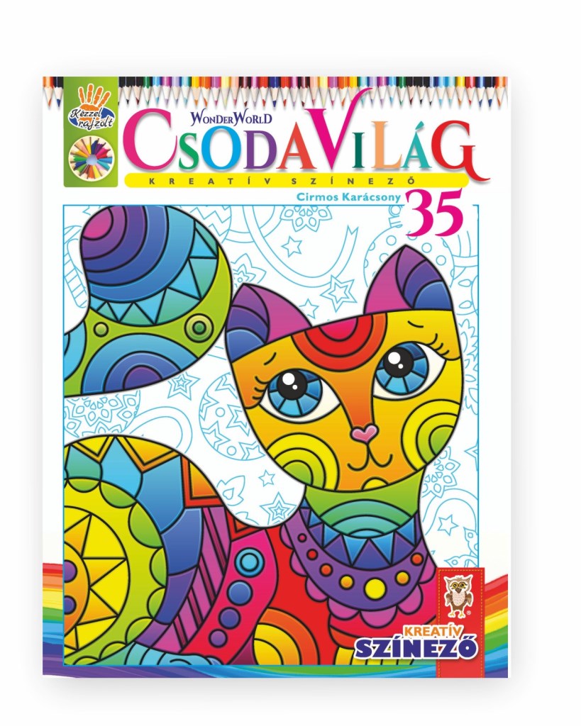 CSODAVILÁG KREATÍV SZÍNEZŐ 35.  - CIRMOS KARÁCSONY